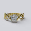 varitsa-jewellers - 0.9ct Princess Cut Intertwined Gold Engagement Ring - 05GG24
